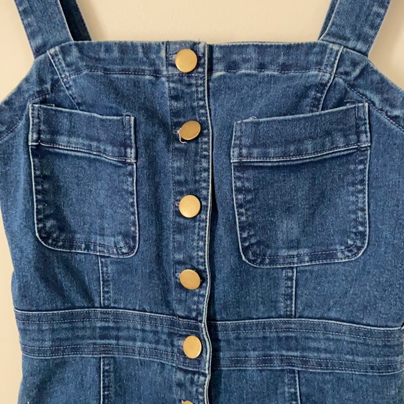 Midi denim dress - Picture 8 of 8